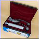 Laryngoscope Conventional Standard Macintosh 3 Blade 2-3-4 Set Adult Handle Reusable Blades Premium Quality Plastics Box Blister Packing Maroon Colour into Lapa Boxboard Box Packed