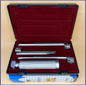 Laryngoscope Conventional Standard Miller 3 Blade 2-3-4 Set Adult Handle Reusable Blades Premium Quality Plastics Box Maroon Colour Blister Packing  into Lapa Boxboard Box Packed