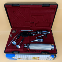 ENT Diagnostic Set Premium Quality For ENT Diagnostic Instrument Set Plastics Box Soft Blister Packing Maroon Colour into Lapa Boxboard Box Packed