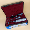 ENT Diagnostic Set Premium Quality For ENT Diagnostic Instrument Set Plastics Box Maroon Soft Blister Packing Colour into Lapa Boxboard Box Packed