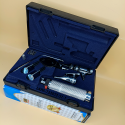 ENT Diagnostic Set Premium Quality For ENT Diagnostic Instrument Set Plastics Box Soft Blue Colour Blister Packing  into Lapa Boxboard Box Packed