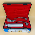 Laryngoscope Conventional Standard Macintosh 3 Blade 1-2-3 Set Child Handle Reusable Blades Premium Quality Plastics Box Blister Packing  Red Colour into Lapa Boxboard Box Packed