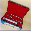 Laryngoscope Conventional Standard Miller 3 Blade 0-1-2 Set Child Handle Premium Quality Reusable Blades Premium Quality Plastics Box Red Colour Blister Packing  into Lapa Boxboard Box Packed
