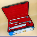 Laryngoscope Conventional Standard Miller 3 Blade 1-2-3 Set Child Handle Reusable Blades Premium Quality Plastics Box Red Colour Blister Packing  into Lapa Boxboard Box Packed