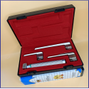 Laryngoscope Miller Fiber Optic 3 Blade 0-1-2 Set Child Handle Premium Quality Reusable Blades Premium Quality Plastics Box Red Colour Blister Packing into Lapa Boxboard Box Packed