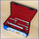 Laryngoscope Miller Fiber Optic 3 Blade 0-1-2 Set Child Handle Premium Quality Reusable Blades Premium Quality Plastics Box Red Colour Blister Packing into Lapa Boxboard Box Packed