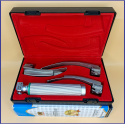 Laryngoscope integral Macintosh Fiber Optic 3 Blade 2-3-4 Set Adult Handle Premium Quality Reusable Blades Premium Quality Plastics Box Red Colour Blister Packing into Lapa Boxboard Box Packed