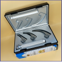 Laryngoscope Conventional Standard Macintosh 3 Blade 0-1-2 Set Child Handle Premium Quality Plastics Box Blister Packing Sliver Gary Colour into Lapa Boxboard Box Packed