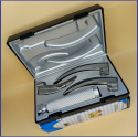 Laryngoscope Conventional Standard Macintosh 3 Blade 2-3-4 Set Adult Handle Premium Quality Plastics Box Blister Packing Sliver Gary Colour into Lapa Boxboard Box Packed