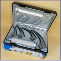 Laryngoscope Conventional Standard Macintosh 4 Blade 0-1-2-3 Set Adult Handle Premium Quality Plastics Box Blister Packing Sliver Gary Colour into Lapa Boxboard Box Packed