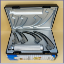 Laryngoscope Conventional Standard Macintosh 4 Blade 0-1-2-3 Set Adult Handle Premium Quality Plastics Box Blister Packing Sliver Gary Colour into Lapa Boxboard Box Packed