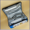 Laryngoscope Conventional Standard Macintosh 3 Blade 2-3-4 Set Adult Handle Premium Quality Plastics Box Blister Packing Sliver Gary Colour into Lapa Boxboard Box Packed