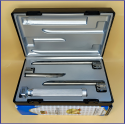 Laryngoscope Conventional Standard Miller 3 Blade 1-2-3 Set Child Handle Premium Quality Plastics Box Blister Packing Sliver Gary Colour into Lapa Boxboard Box Packed