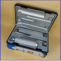 Laryngoscope Conventional Standard Miller 3 Blade 1-2-3 Set Adult Handle Premium Quality Plastics Box Blister Packing Sliver Gary Colour into Lapa Boxboard Box Packed