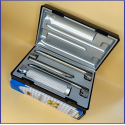 Laryngoscope Conventional Standard Miller 3 Blade 2-3-4 Set Adult Handle Premium Quality Plastics Box Blister Packing Sliver Gary Colour into Lapa Boxboard Box Packed