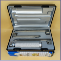 Laryngoscope Conventional Standard Miller 3 Blade 2-3-4 Set Adult Handle Premium Quality Plastics Box Blister Packing Sliver Gary Colour into Lapa Boxboard Box Packed