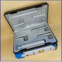Laryngoscope Miller Fiber Optic 3 Blade 00-0-1 Set Child Handle Premium Quality Reusable Blades Premium Quality Plastics Box Blister Packing Sliver Gary Colour into Lapa Boxboard Box Packed