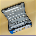 Laryngoscope Miller Fiber Optic 3 Blade 1-2-3  Set Child Handle Premium Quality Reusable Blades Premium Quality Plastics Box Blister Packing Sliver Gary Colour into Lapa Boxboard Box Packed