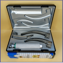 Laryngoscope integral Macintosh Fiber Optic 3 Blade 2-3-4 Set Adult Handle Premium Quality Reusable Blade Premium Quality Plastics Box Blister Packing Sliver Gary Colour into Lapa Boxboard Box Packed