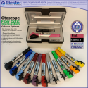 Mini Otoscope Fiber Optic Pink
