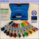 Mini Otoscope Fiber Optic, Blue