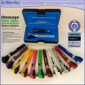 Mini Otoscope Fiber Optic Light Blue