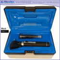  Otoscope Fiber Optic Black with Cannula in Box Packed