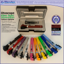 Mini Otoscope Fiber Optic Maroon
