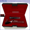 Mini Otoscope Fiber Optic Maroon